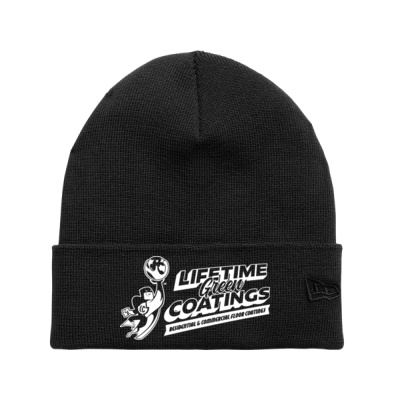 Hat-Digital Print-White Lettering - Recycled Cuff Beanie Thumbnail