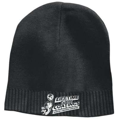 Hat-Digital Print-White Lettering - 100% Cotton Beanie Thumbnail