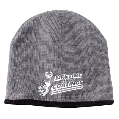 Hat-Digital Print-White Lettering - Beanie Cap Thumbnail