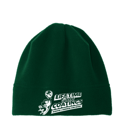 Hat-Digital Print-White Lettering - R Tek ® Stretch Fleece Beanie Thumbnail