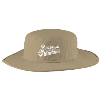 Hat-Digital Print-White Lettering - Outdoor Wide Brim Hat Thumbnail